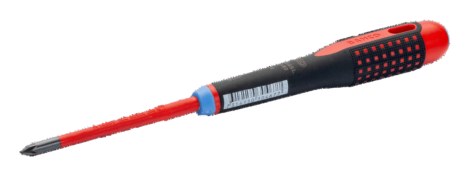 Wkrętak izolowany ERGO SLIM PZ1x80 mm BAHCO